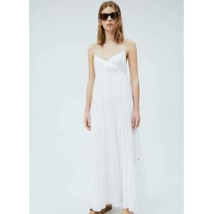 Pepe Jeans dámské bílé šaty Anae - M (803)